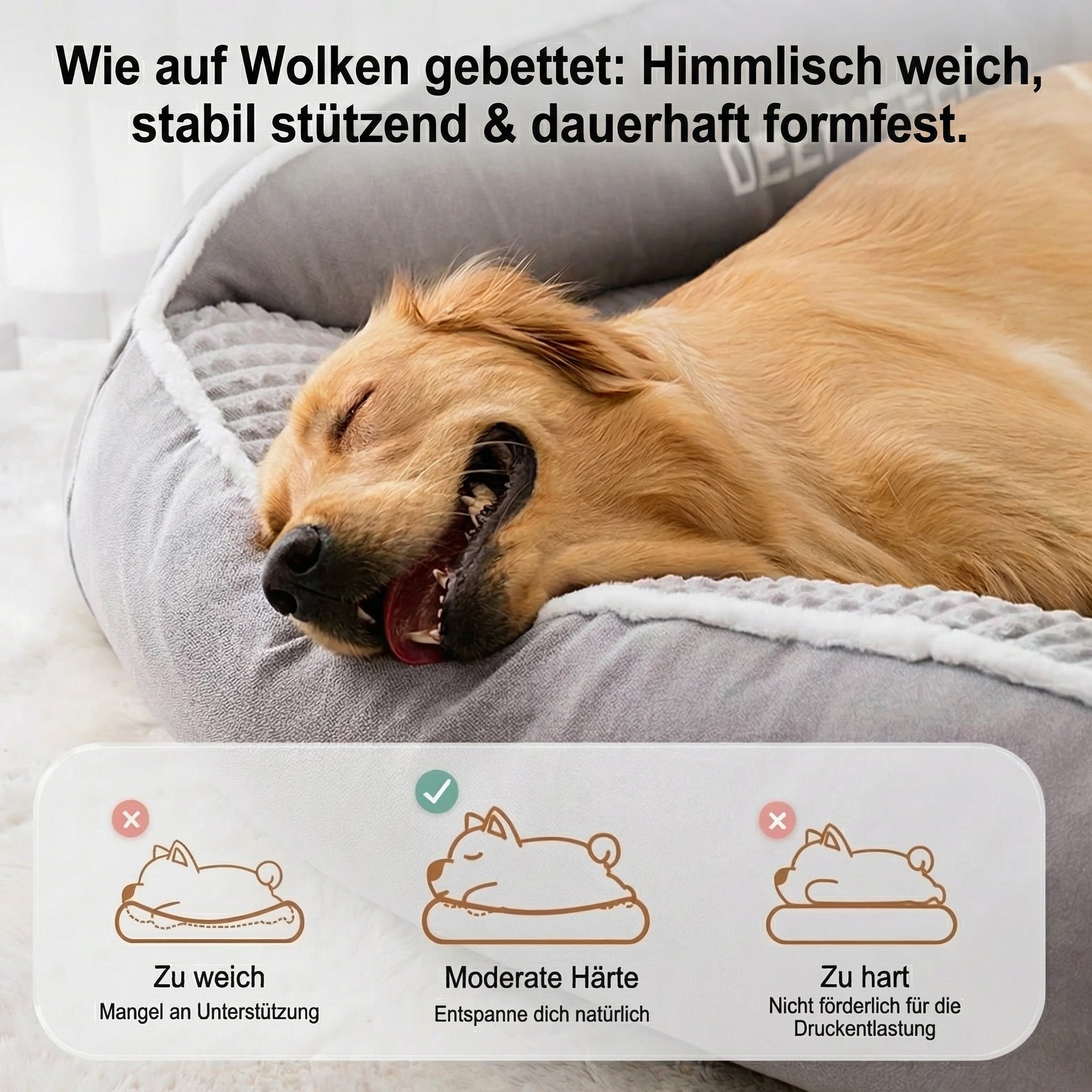 Vorthopa CloudComfort – Orthopädisches Entlastungs-Hundebett
