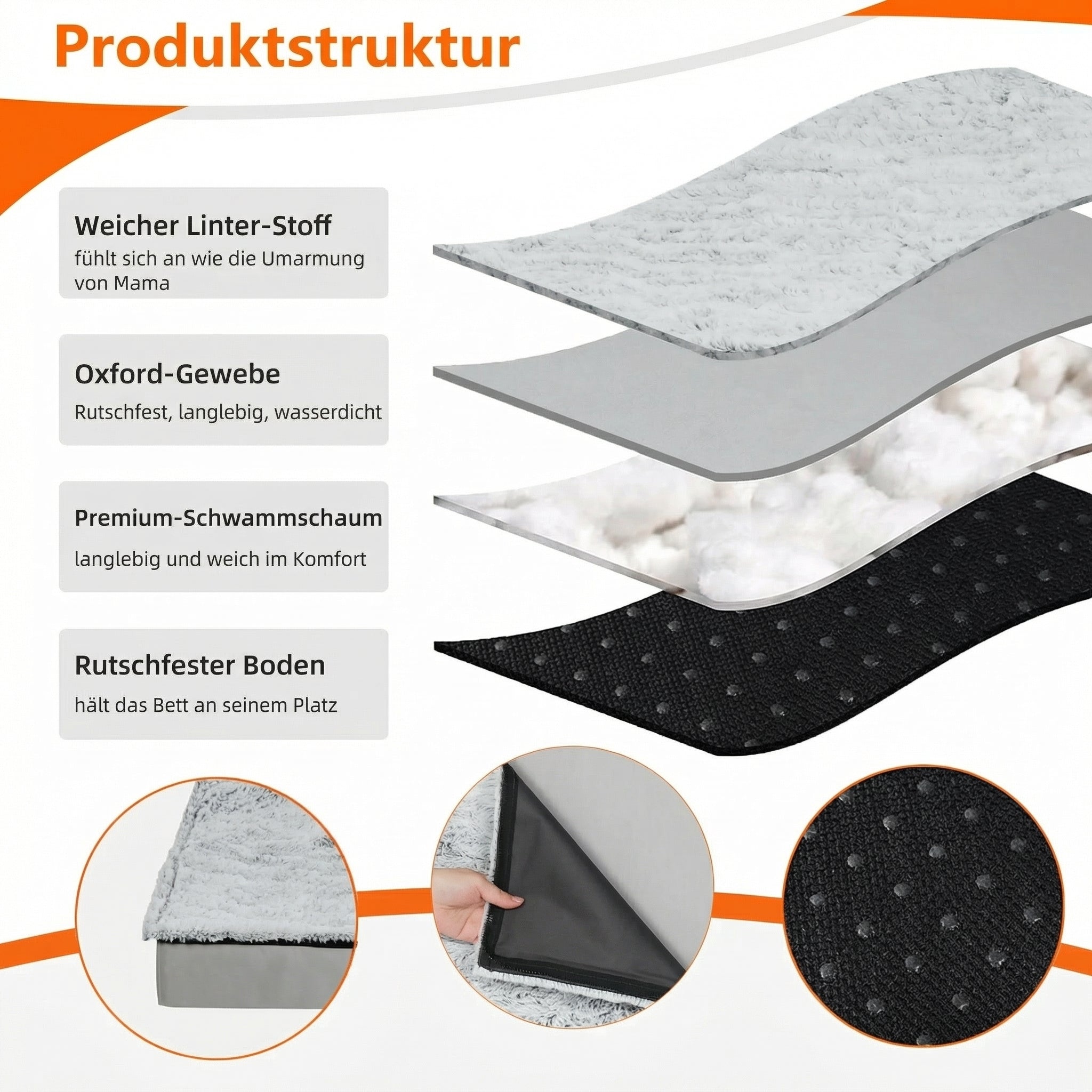 Vorthopa LoftMaster – Orthopädisches Schwerlast-Liegekissen