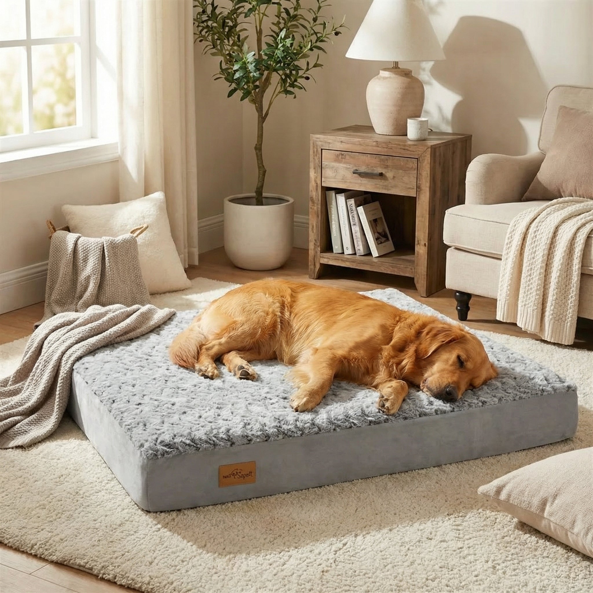 Orthopädische Hundebetten für gesunde Gelenke